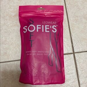 Sofie's Navy Blue Legwear fleece lined classic thermal tights